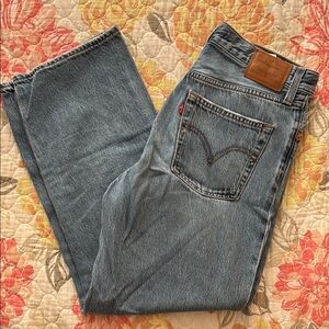 Levi's Blue Straight Jeans with Vintage Appeal